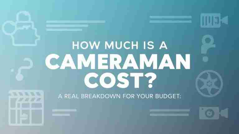 How Much Does a Cameraman Cost? A Real Breakdown for Your Budget