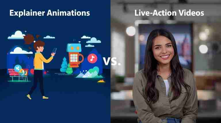 Explainer Animations vs Live-Action Video: Which One Converts Better